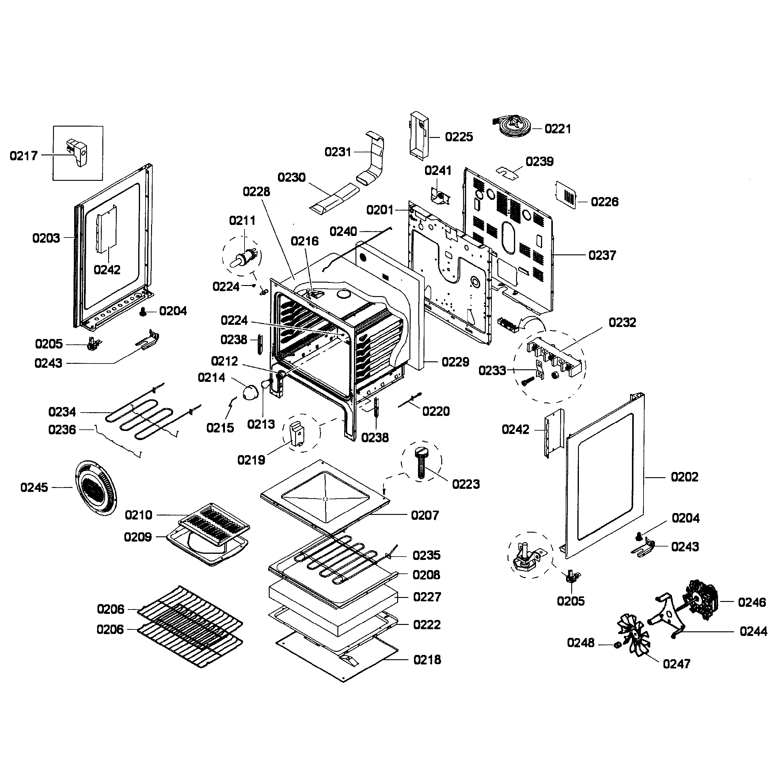 Oven assy