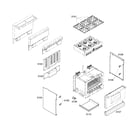 Thermador PD366BS/02 main assy diagram