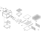 Thermador PD366BS/02 oven assy diagram