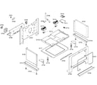 Thermador PD366BS/02 cabinet assy diagram