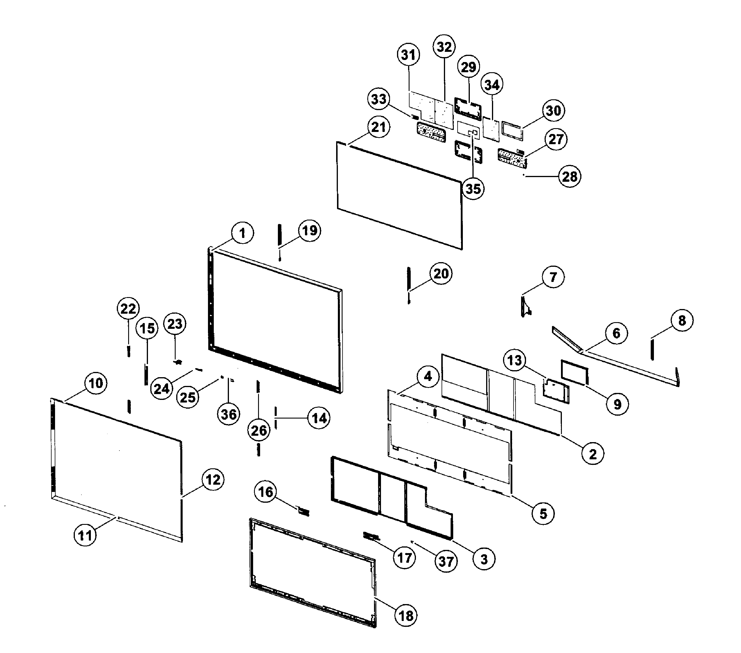 Cabinet parts