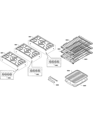 Grates/shelfs