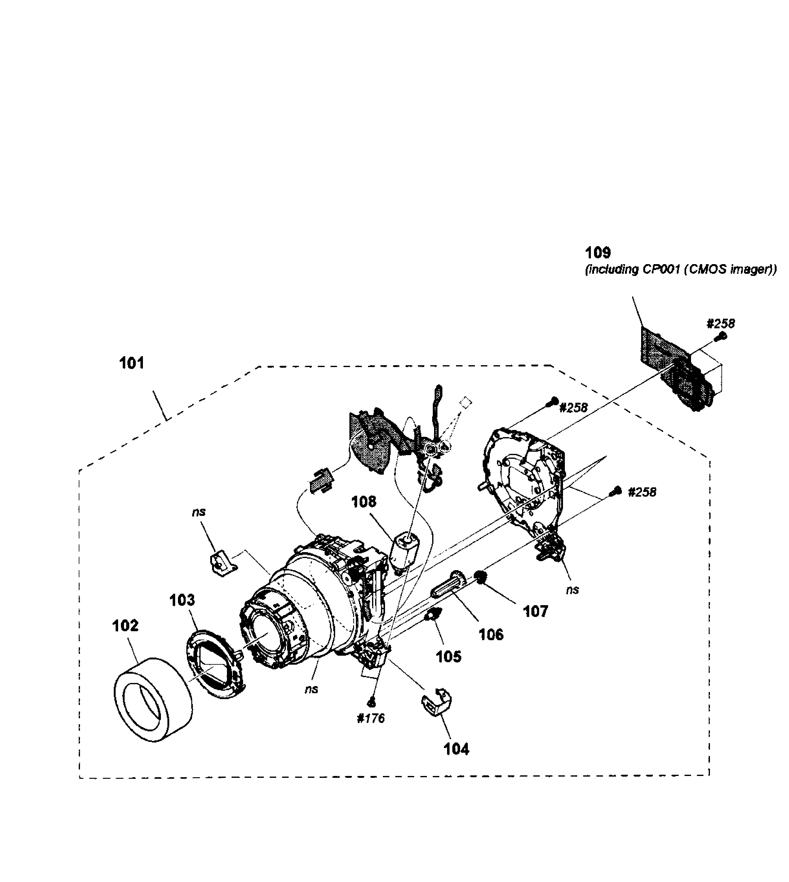 Lens assy