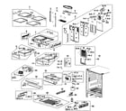 Samsung RF266ACWP/XAA-00 refrigerator diagram