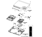 Samsung BD-E5400/ZA-HG02 cabinet parts diagram