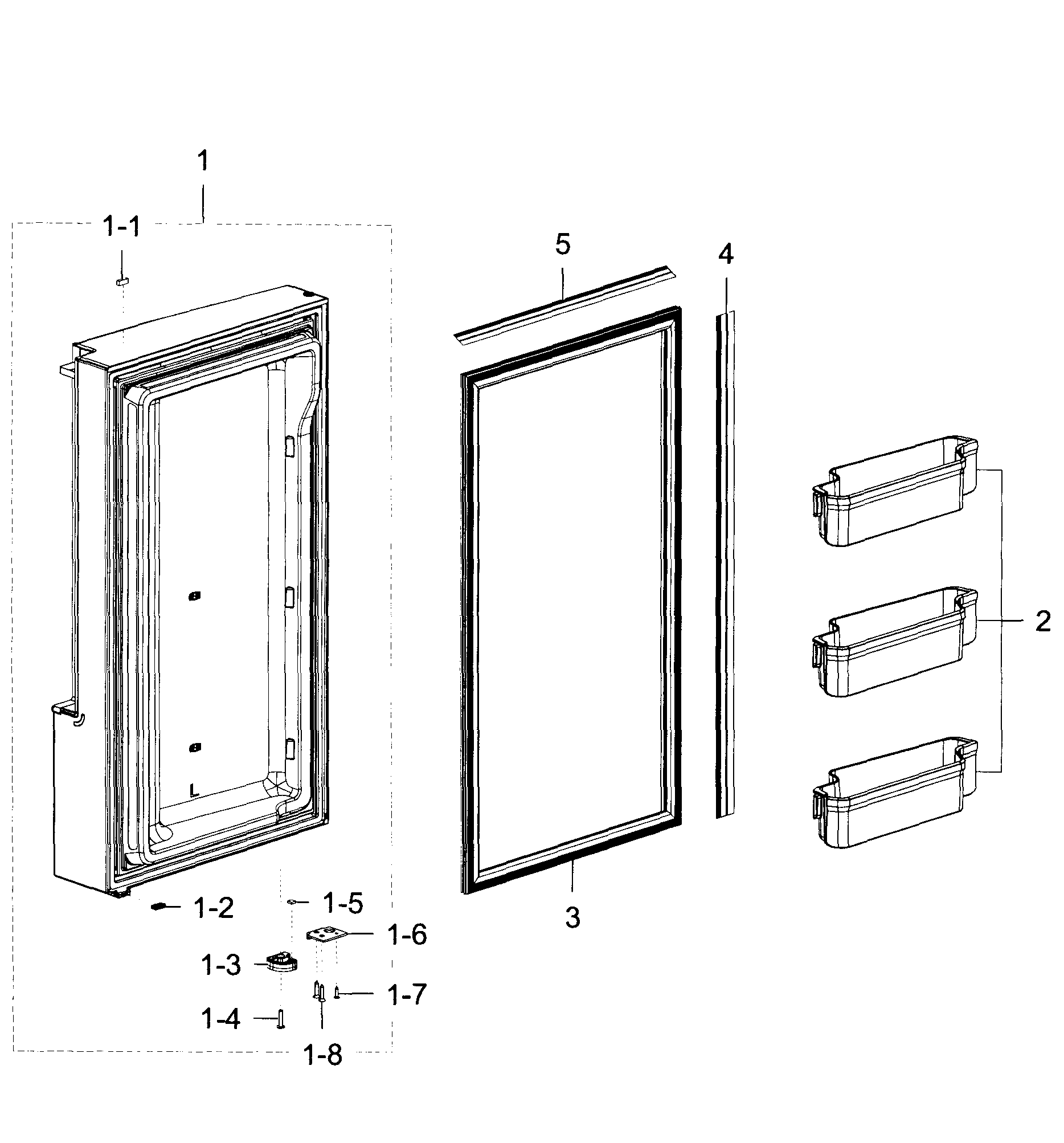 DOOR LT-FREEZER