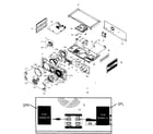 Samsung MX-FS8000/ZA-ZZ01 cabinet parts diagram