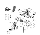 Panasonic MC-UG327-00 lower body diagram