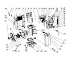 Kenmore 40783126310 cabinet parts diagram
