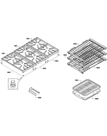 Grates/shelfs