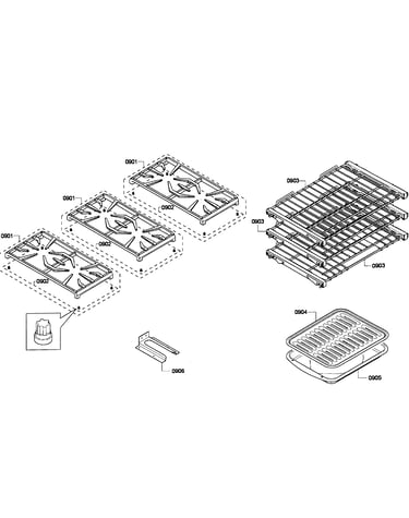 Grates/shelfs