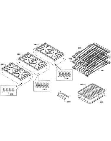Grates/shelfs