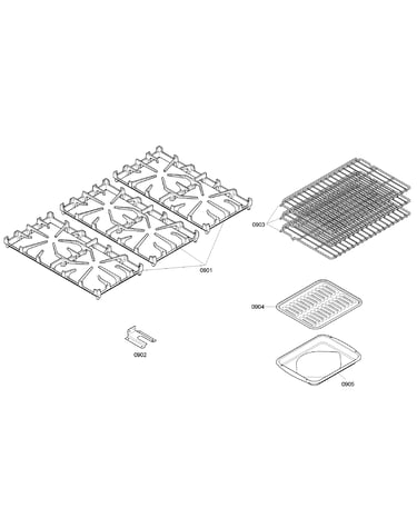 Grates/shelfs