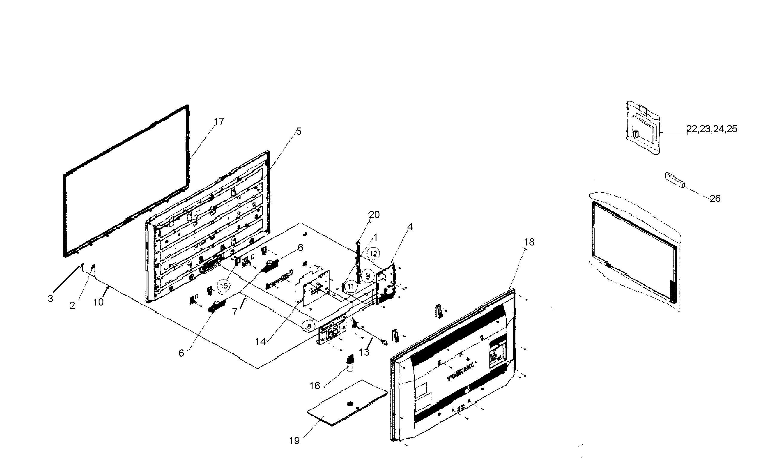 Cabinet parts