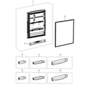 Samsung RB195ACBP/XAA-01 refrigerator door diagram