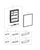 Refrigerator door