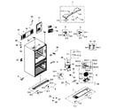 Samsung RF31FMESBSR/AA-00 cabinet diagram