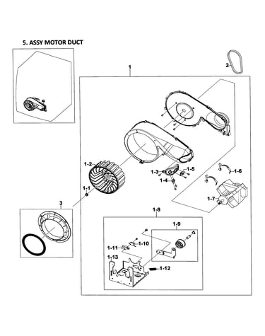 Motor duct