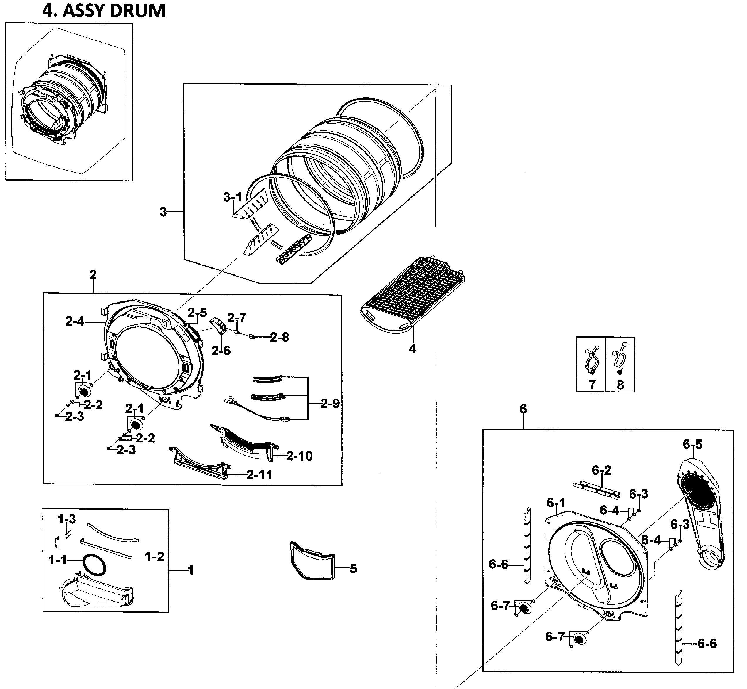 Drum assy