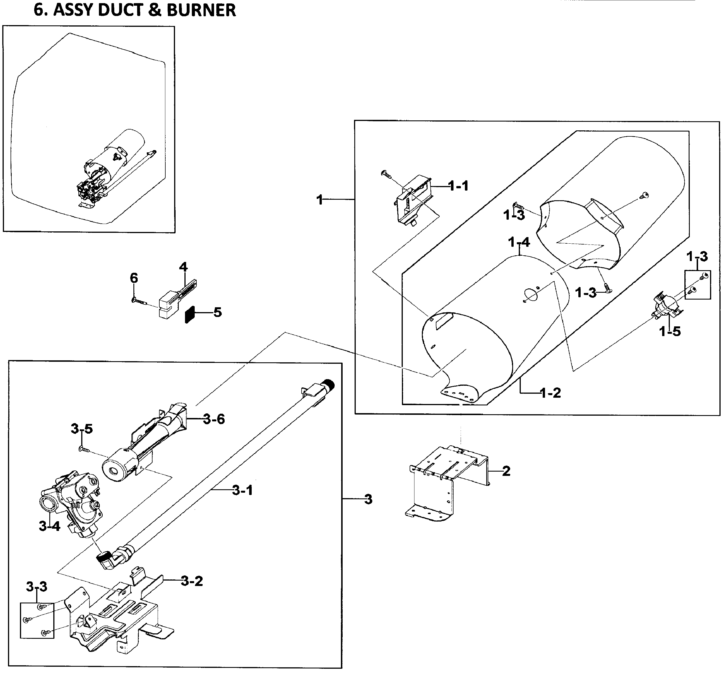 Duct & burner
