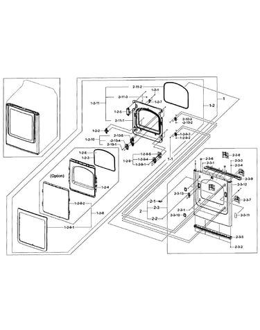 Frame front & door