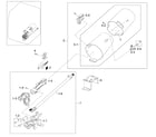 Samsung DV448AGW/XAA-02 duct & burner diagram