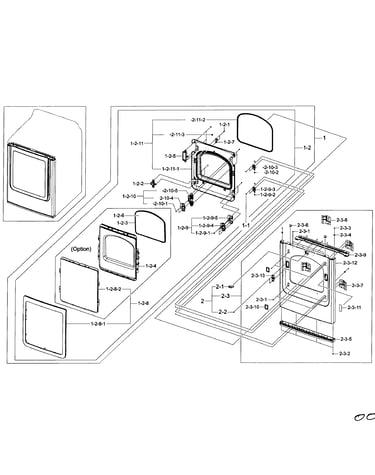 Frame front & door