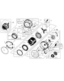 Tub & drum assy