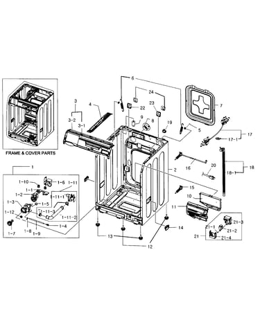 Frame & cover parts