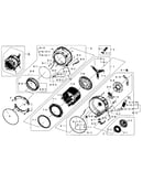 Tub & drum assy