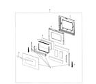 Samsung FER300SX/XAA-01 door assy diagram