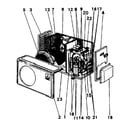 Mitsubishi MUM18NW main assy diagram