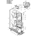Mitsubishi PUY-A42NHA2-BS compressor assy diagram