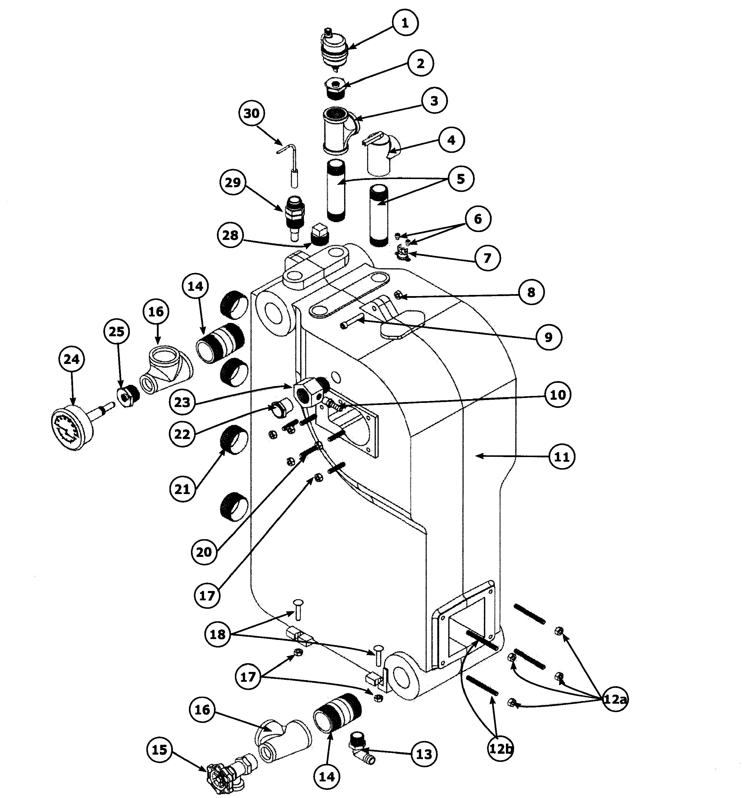 Boiler block assy