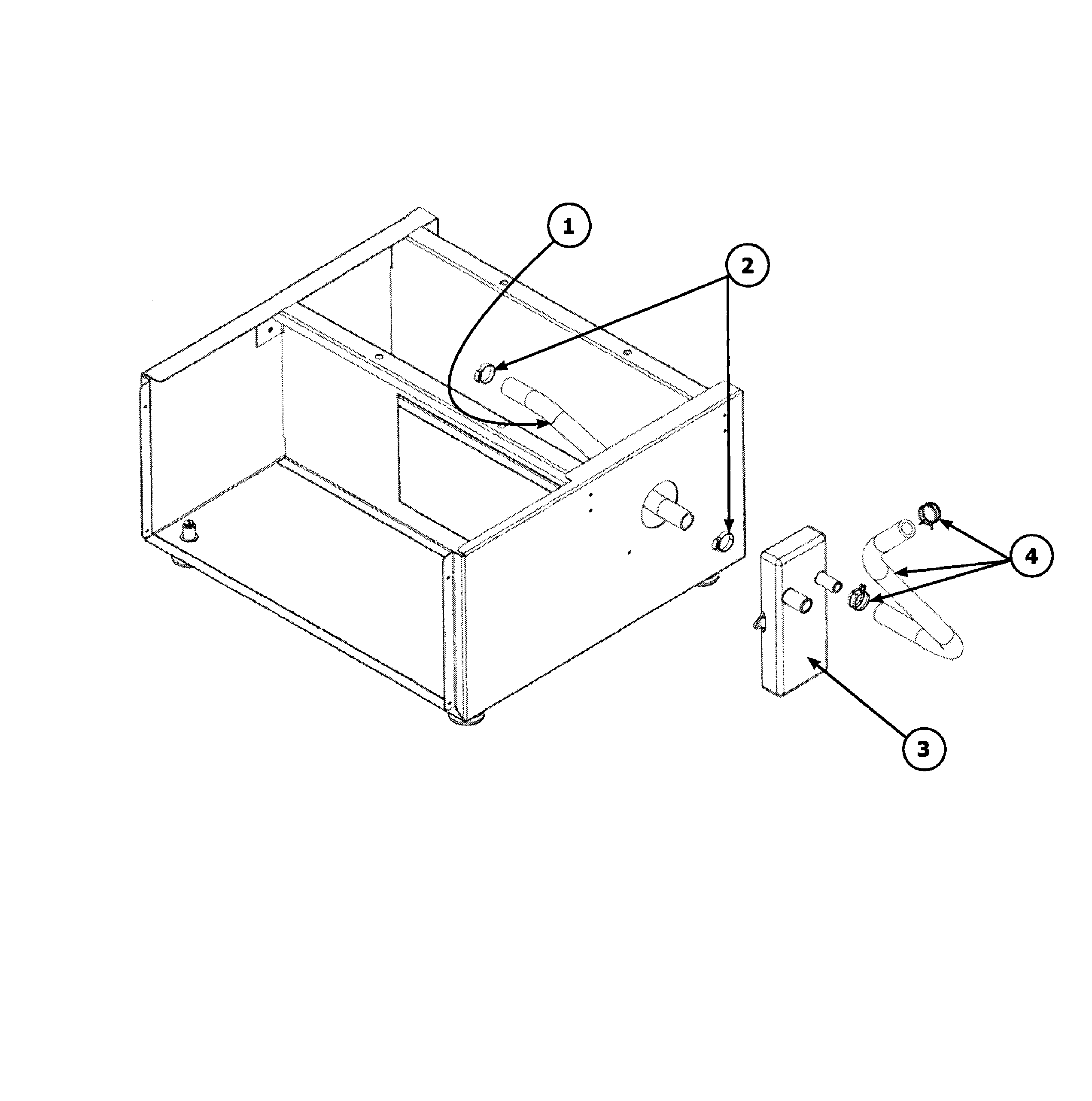 Drain trap assy