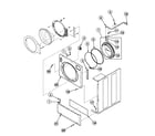 Speed Queen FTUA1AWN1102 front panel diagram