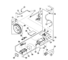 Speed Queen FTUA1AWN1102 dispenser assy diagram