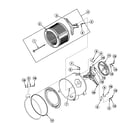 Speed Queen FTUA1AWN1102 inner basket diagram