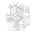 Speed Queen FTUA1AWN1102 base assy diagram