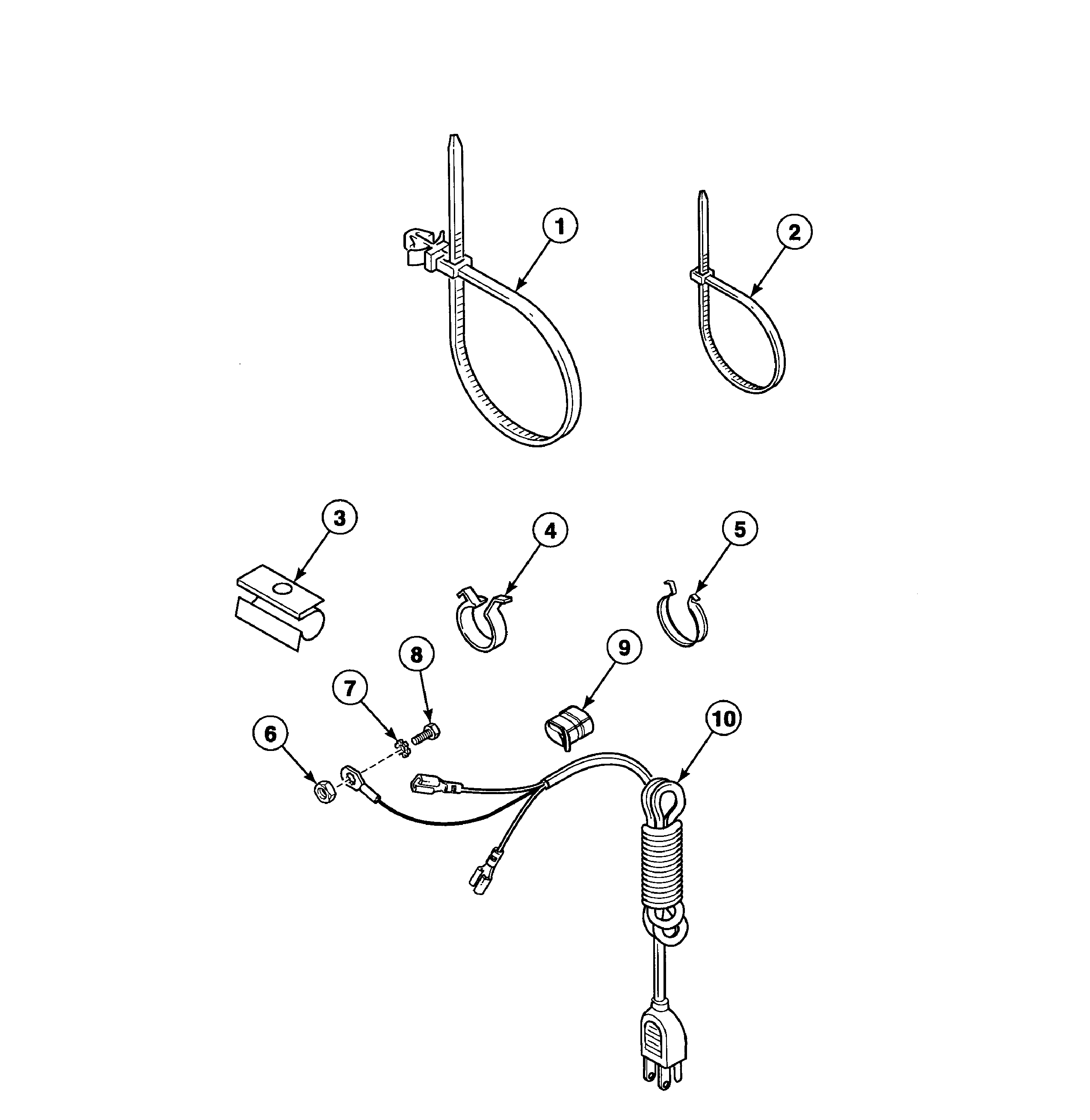 Ties and clips
