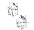 Speed Queen FTUA1AWN1102 wire harnesses diagram