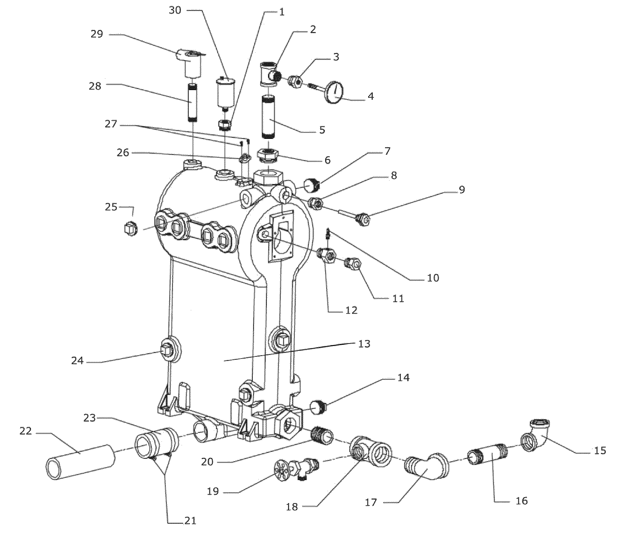 Boiler block assy