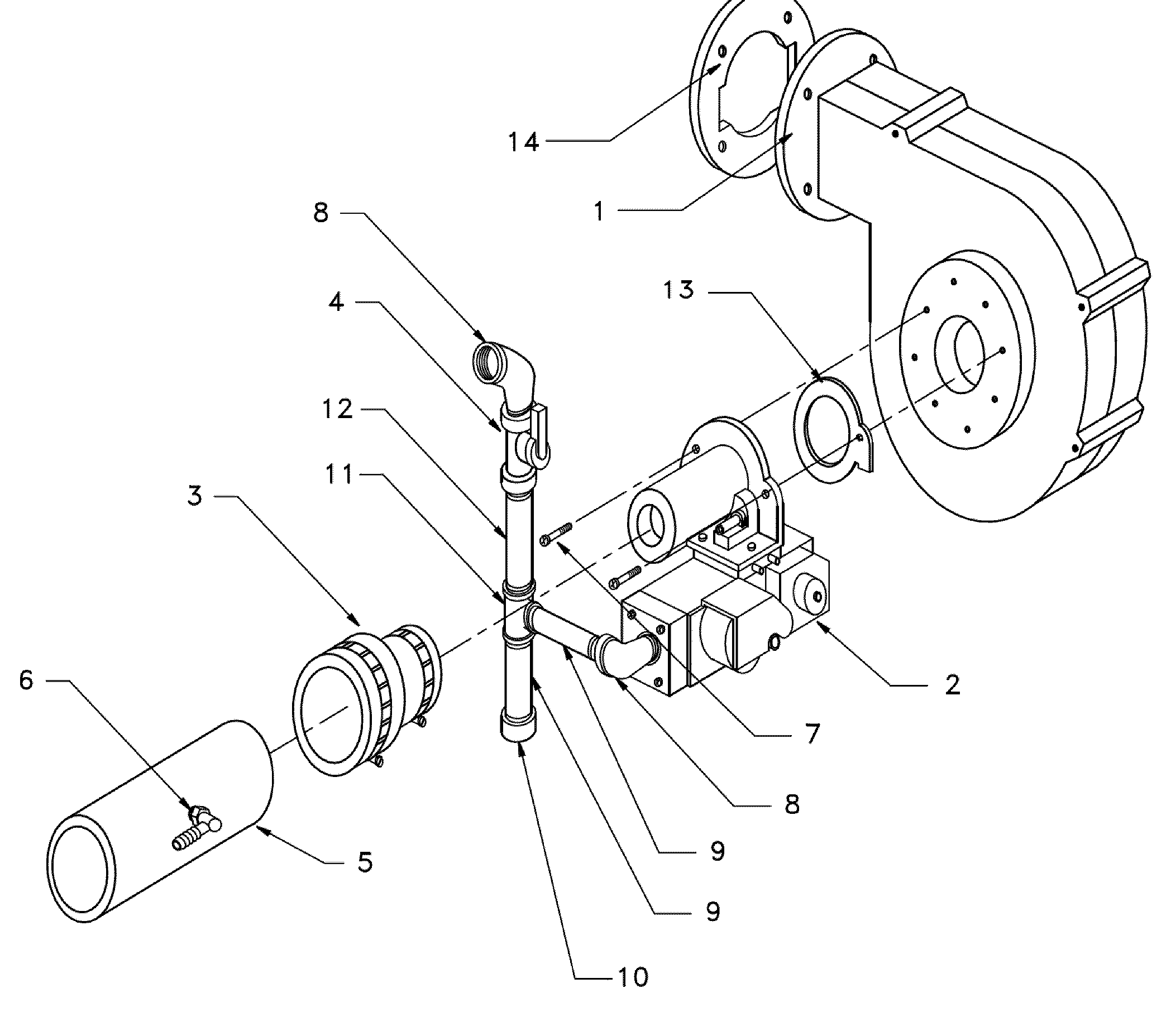 Gas valve assy