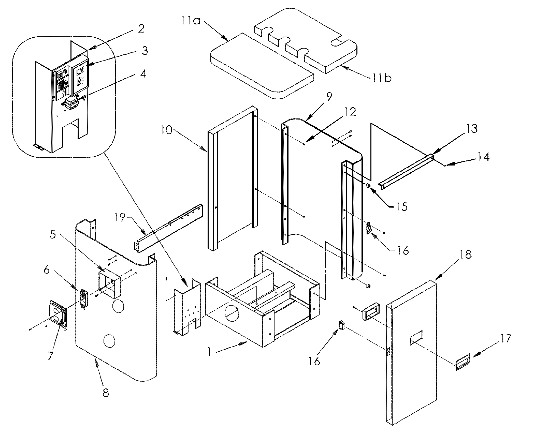 Cabinet assy
