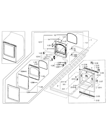 Frame front & door