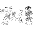 Bosch HGS7052UC/01 oven cavity diagram