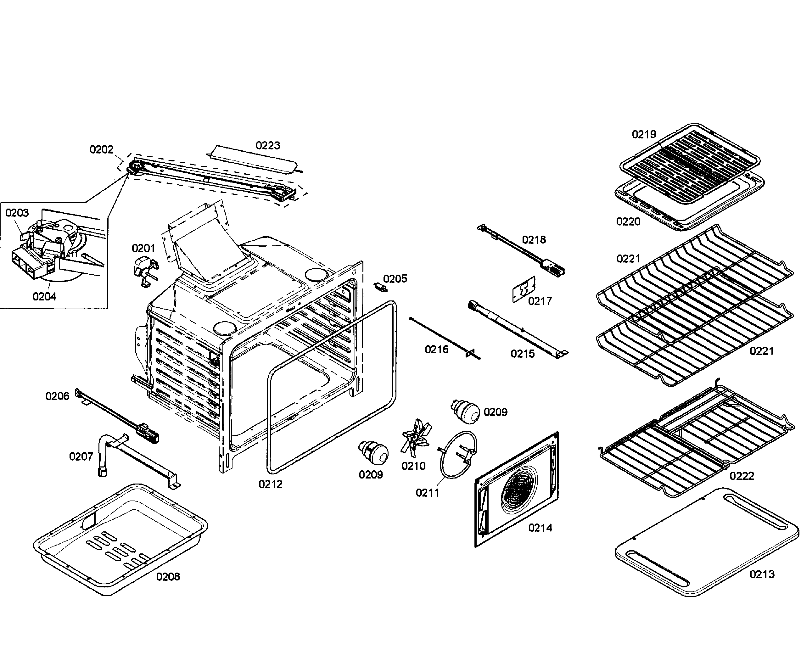 Oven cavity