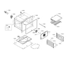 Bosch HBN3450UC/10 oven cavity diagram