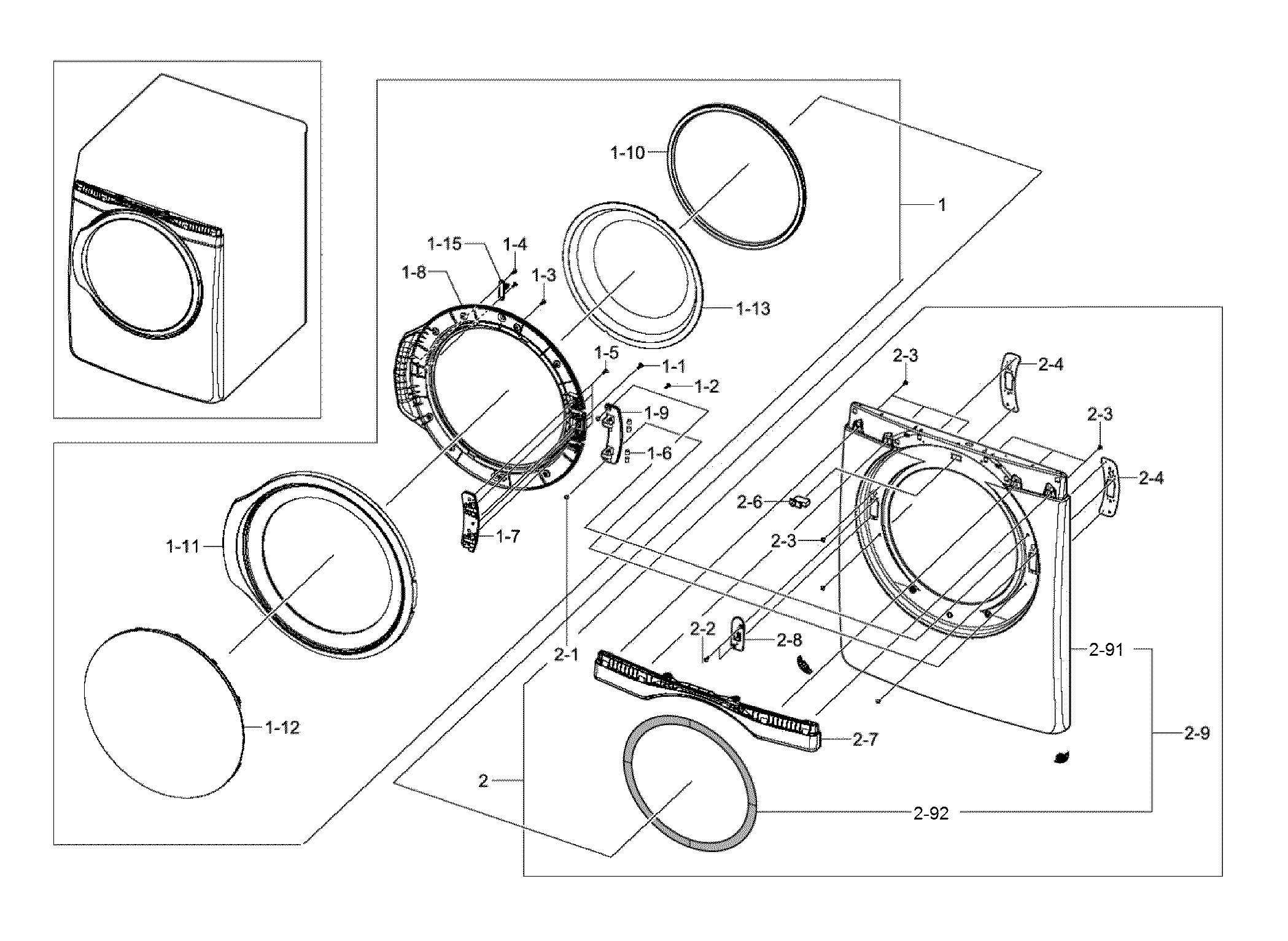 FRAME FRONT & DOOR