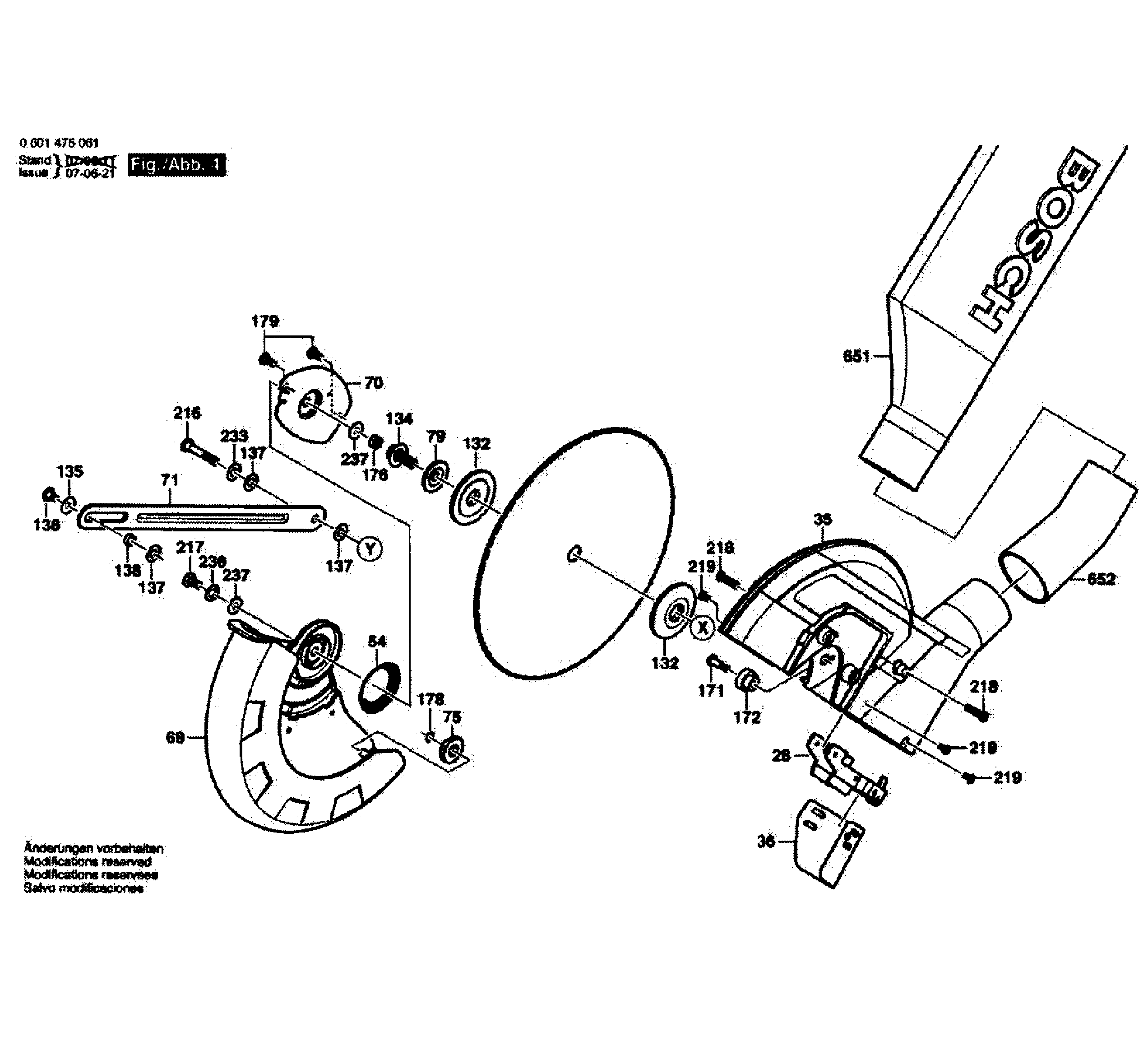 Blade assy